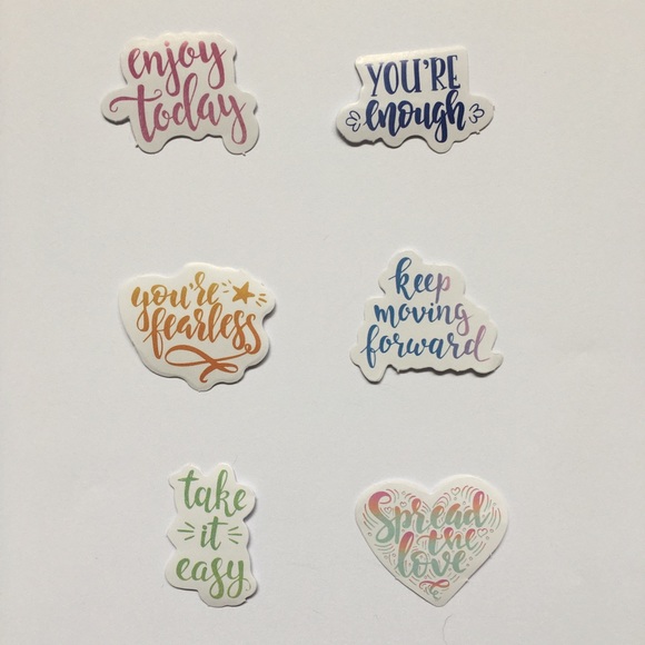 NWT Self-Care Sticker Pack - Picture 1 of 7